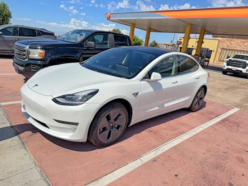2019 Tesla Model 3 VIN 5YJ3E1EA0KF431223 COPART salvage auction — DAMAGE HISTORY, Ca - Dlr/Dis/Exp Only Salvage Title (P), sold $5,000 on 2026-07-04 (photo 2)