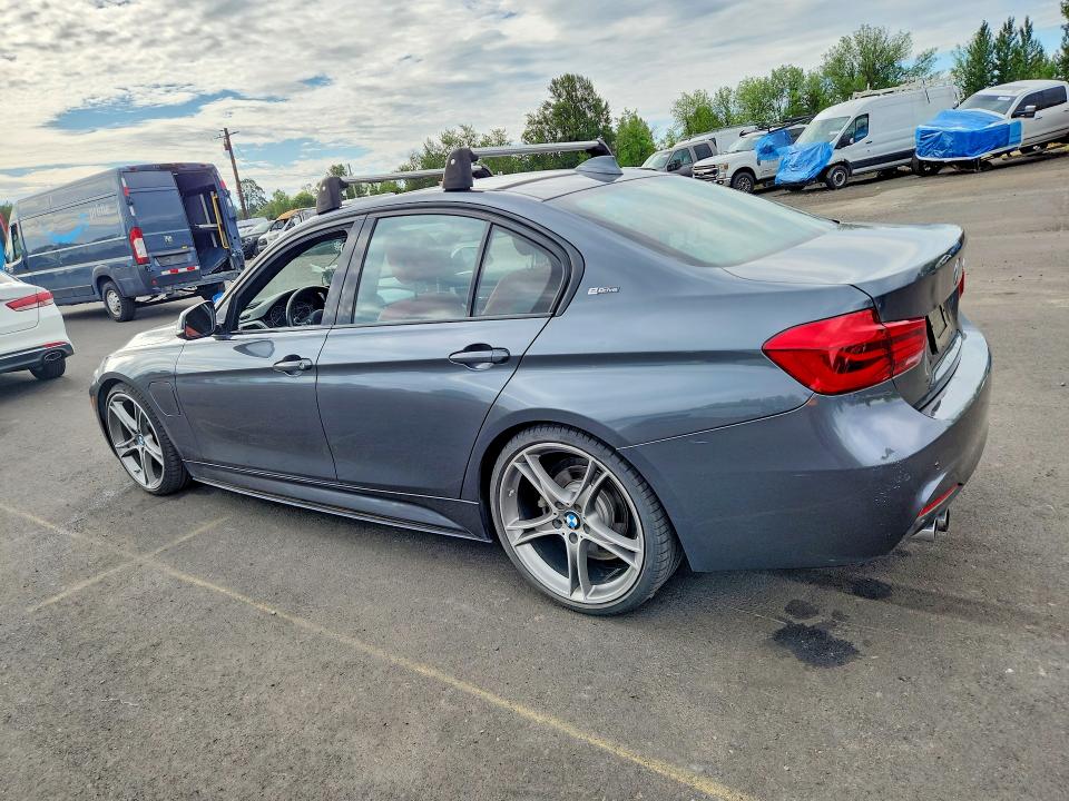2017 BMW VIN WBA8E1C53HK895384 COPART salvage auction — FRONT END, Or - Salvage Title Certificate, sold $7,700 on 2026-08-17 (photo 2)