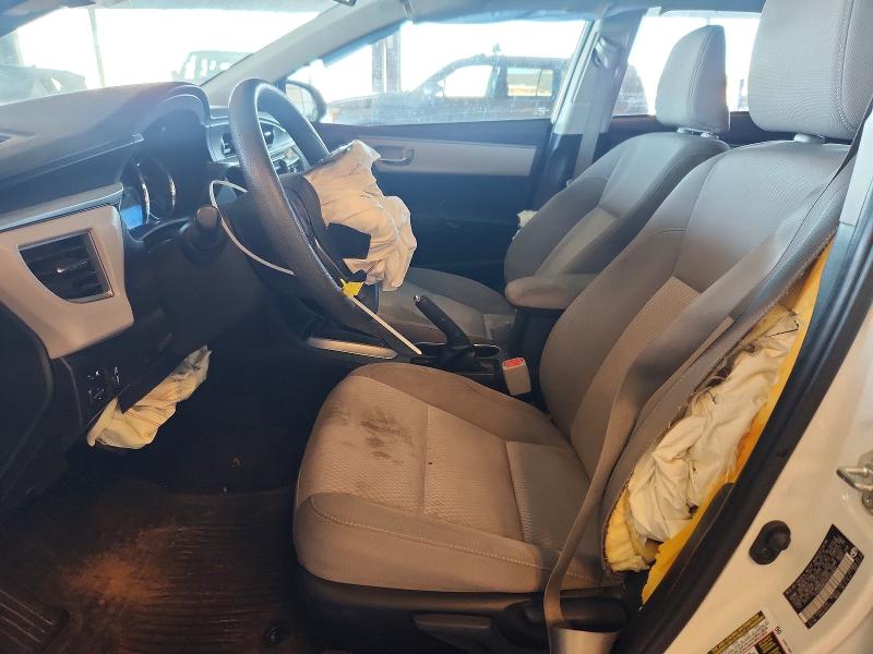 2015 Toyota Corolla VIN 5YFBURHE2FP327824 COPART salvage auction — FRONT END, CA - SALVAGE CERTIFICATE, sold $1,400 on 2026-07-23 (photo 7)