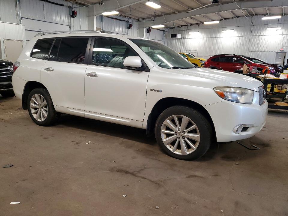 2008 Toyota Highlander hybrid VIN JTEEW44A582001252 COPART salvage auction — MECHANICAL, Mn - Certificate Of Title, sold $650 on 2026-07-02 (photo 4)
