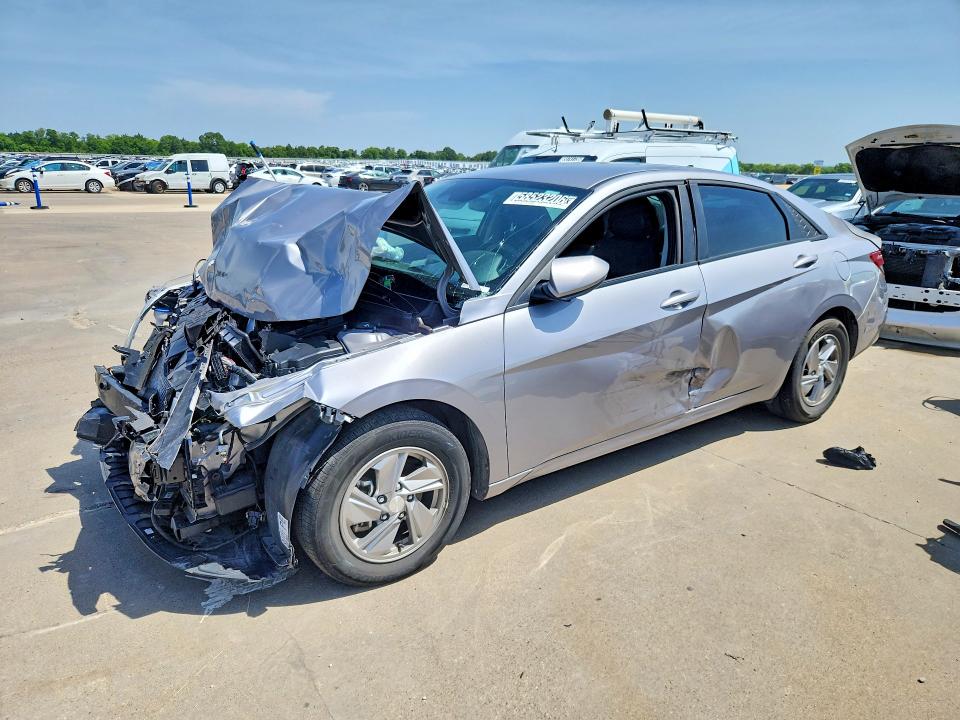 2025 Hyundai Elantra VIN KMHLL4DG1SU074313 COPART salvage auction — ALL OVER, Tx - Certificate Of Title, sold $150 on 2026-07-28 (photo 1)