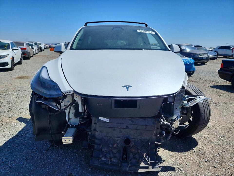 2024 Tesla VIN 7SAYGDEEXRA268319 COPART salvage auction — FRONT END, Ca - Salvage Certificate, sold $10,600 on 2026-07-28 (photo 5)