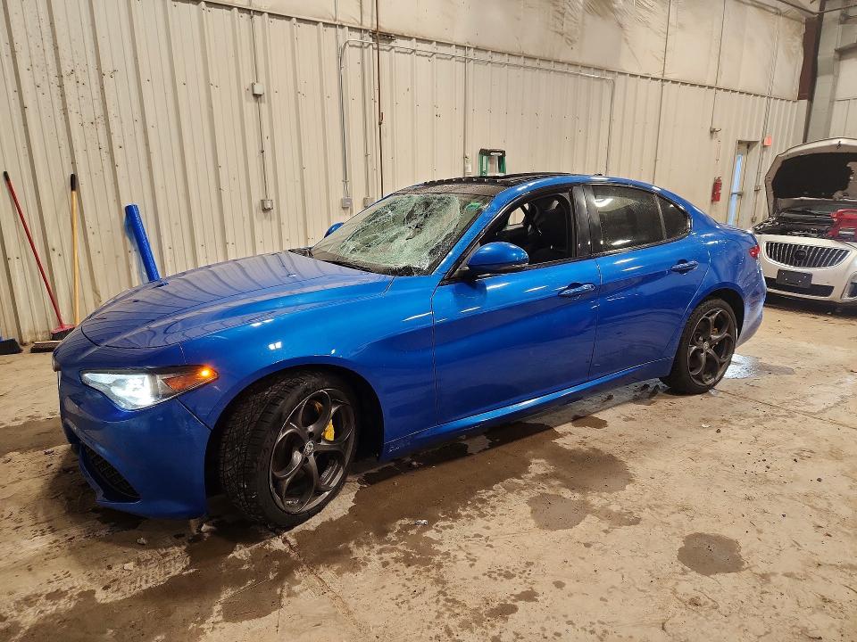 2019 Alfa romeo Giulia VIN ZARFANBN9K7602022 COPART salvage auction — ROOF, Wi - Junked Vehicle Bill Of Sale, sold $3,850 on 2026-07-20 (photo 1)