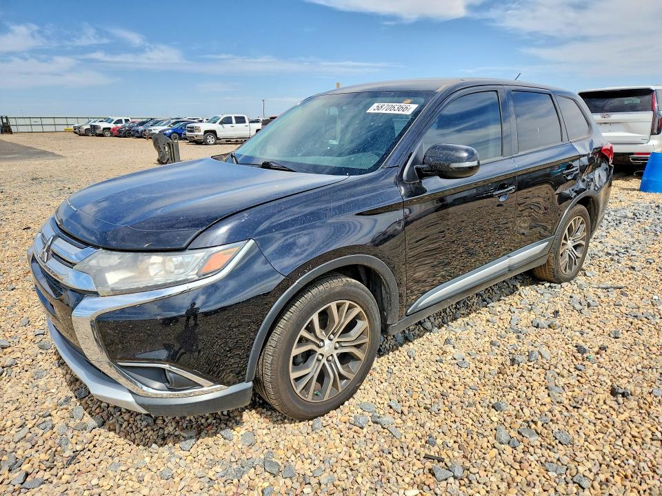 2016 Mitsubishi Outlander VIN JA4AD3A33GZ020388 COPART salvage auction — SIDE, Tx - Salvage Vehicle Title, sold $350 on 2026-07-17 (photo 1)