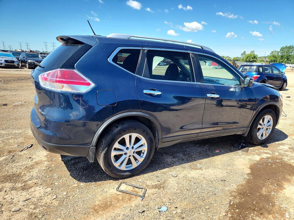 2016 Nissan VIN KNMAT2MVXGP668418 COPART salvage auction — FRONT END, Il - Salvage Certificate, sold $725 on 2026-07-14 (photo 3)