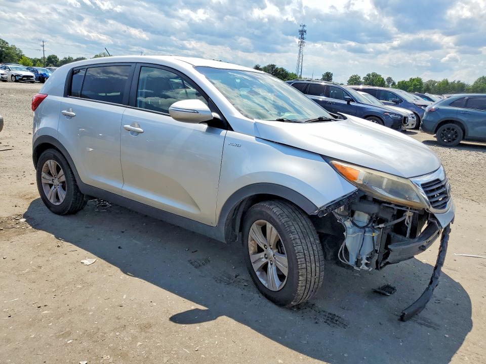 2013 Kia Sportage VIN KNDPBCA2XD7498778 COPART salvage auction — FRONT END, Va - Cert Of Title - Salvage, sold $1,550 on 2026-07-29 (photo 4)