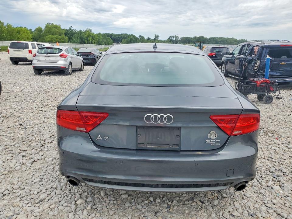 2014 Audi A7 VIN WAU2GAFCXEN063545 COPART salvage auction — FRONT END, Mi - Certificate Of Title, sold $2,350 on 2026-07-02 (photo 6)