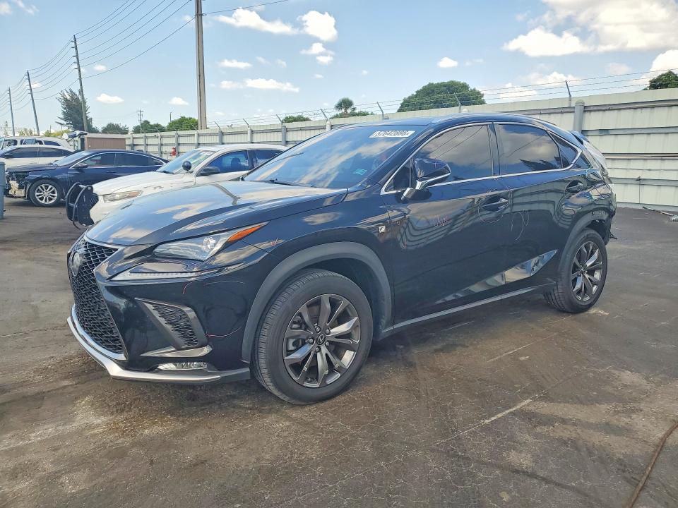 2020 Lexus Nx VIN JTJSARBZ7L2175471 COPART salvage auction — REAR END, Fl - Certificate Of Destruction, sold $7,800 on 2026-07-29 (photo 1)