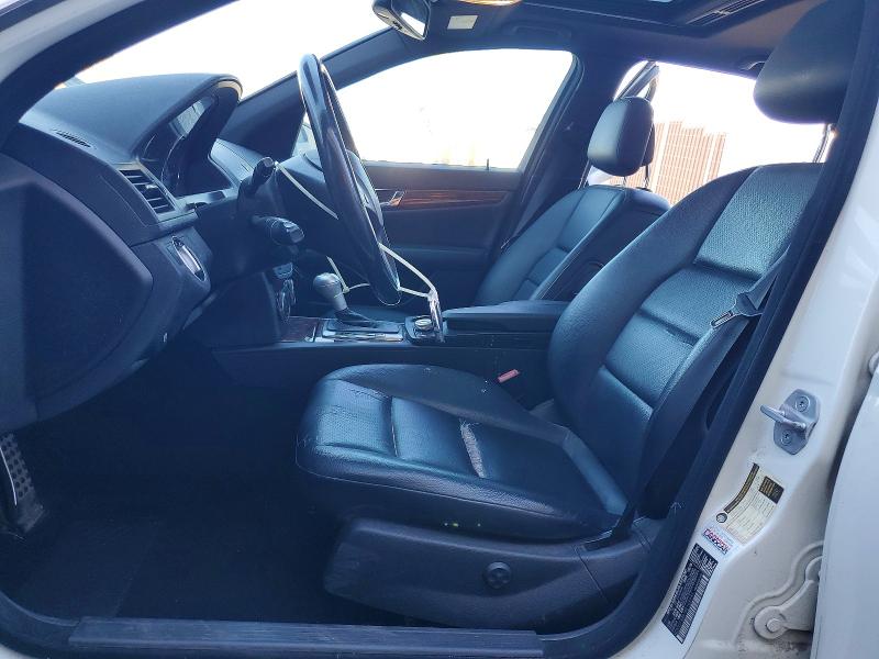 2011 Mercedes-benz C class VIN WDDGF8BB1BR148995 COPART salvage auction — FRONT END, Ut - Certificate Of Title, sold $425 on 2026-07-15 (photo 7)