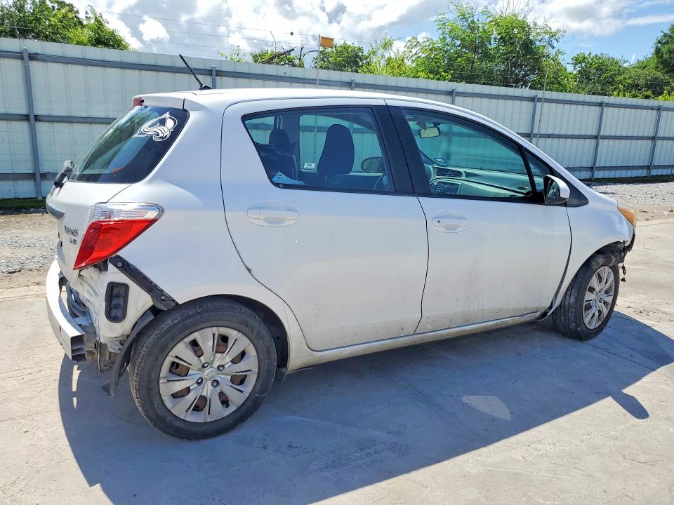 2014 Toyota Yaris VIN VNKKTUD3XEA000365 COPART salvage auction — FRONT END, Tx - Salvage Vehicle Title, sold $1,800 on 2026-07-07 (photo 3)