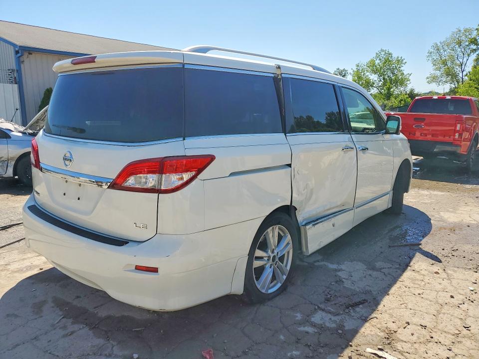 2014 Nissan Quest VIN JN8AE2KP2E9107490 COPART salvage auction — SIDE, KY - CERT OF TITLE-SALVAGE, sold $675 on 2026-07-30 (photo 3)
