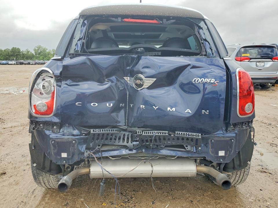 2016 Mini VIN WMWZC3C52GWT10419 COPART salvage auction — REAR END, Tx - Salvage Vehicle Title, sold $150 on 2026-07-21 (photo 6)