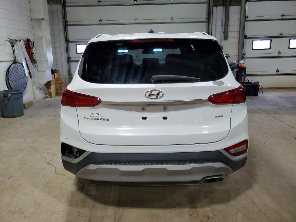 2019 Hyundai Santa fe VIN 5NMS2CAD1KH084290 COPART salvage auction — HAIL, WV - CERTIFICATE OF TITLE, sold $7,500 on 2026-07-30 (photo 6)