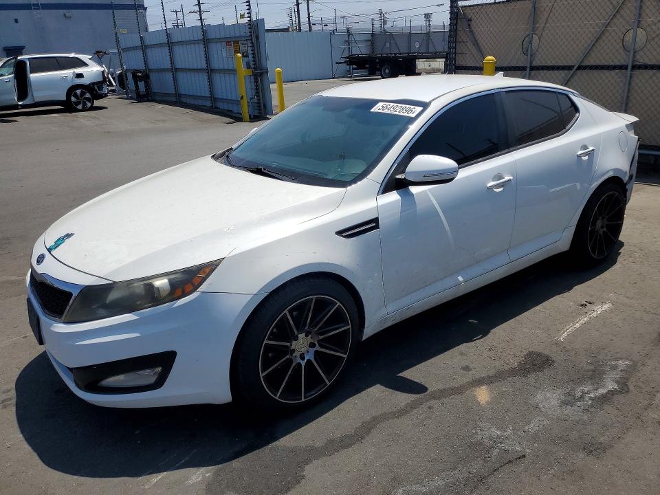 2012 Kia Optima VIN 5XXGM4A77CG022232 COPART salvage auction — REAR END, Ca - Salvage Certificate, sold $950 on 2026-07-08 (photo 1)
