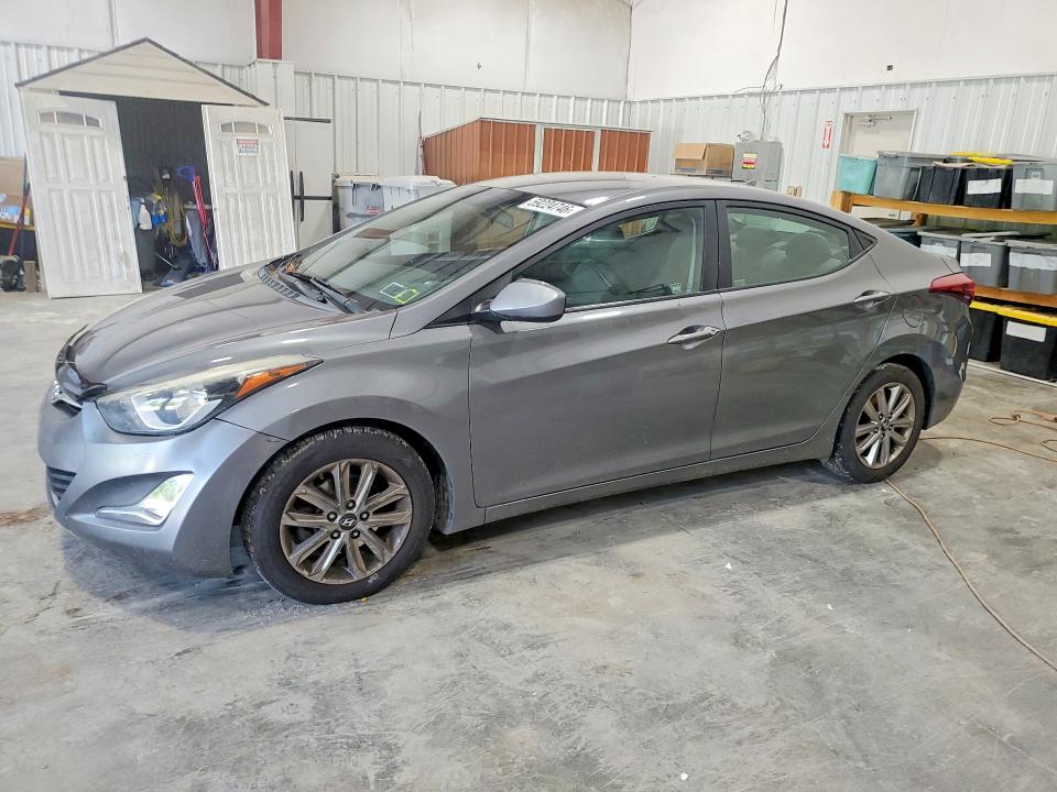 2014 Hyundai Elantra VIN 5NPDH4AE8EH514510 COPART salvage auction — VANDALISM, Ny - Certificate Of Title, sold $875 on 2026-07-06 (photo 1)