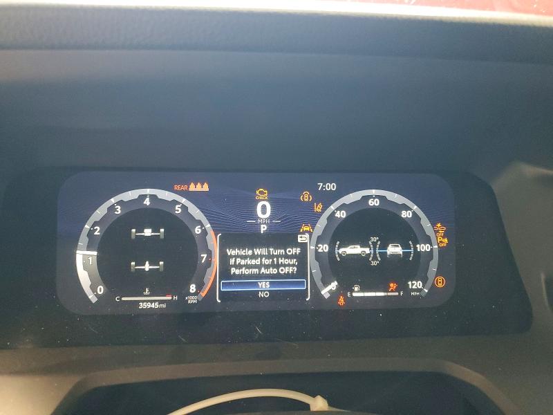 2024 Toyota Tacoma VIN 3TYLB5JN3RT050288 COPART salvage auction — FRONT END, Il - Certificate Of Title, sold $22,500 on 2026-07-02 (photo 9)