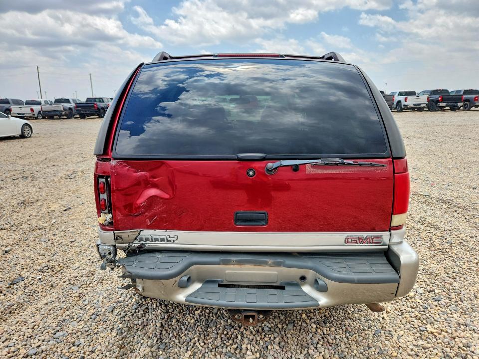 1998 Gmc Jimmy VIN 1GKDT13W4W2519861 COPART salvage auction — REAR END, Tx - Salvage Vehicle Title, sold $200 on 2026-07-28 (photo 6)