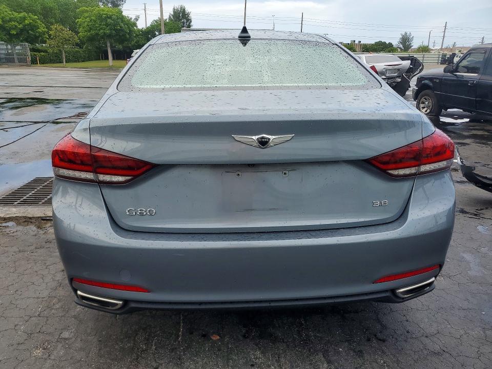 2017 Genesis G80 VIN KMHGN4JE9HU168477 COPART salvage auction — FRONT END, Fl - Certificate Of Destruction, sold $2,600 on 2026-07-13 (photo 6)