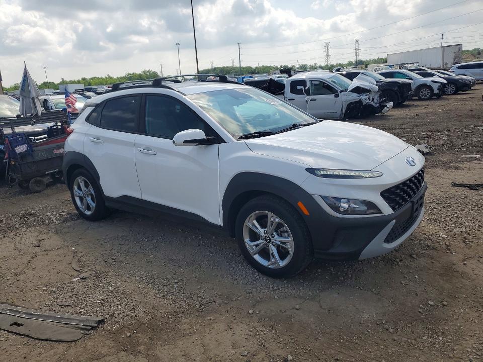 2023 Hyundai Kona VIN KM8K6CAB4PU022445 COPART salvage auction — FRONT END, MI - CERTIFICATE OF TITLE, sold $4,100 on 2026-07-09 (photo 4)