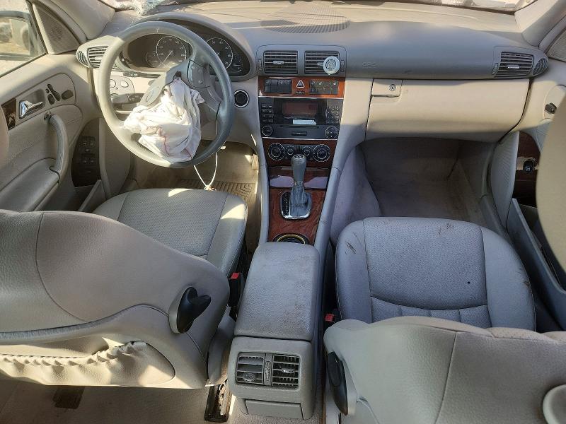 2007 Mercedes-benz C class VIN WDBRF92H17F887627 COPART salvage auction — FRONT END, CO - PUBLIC - SALVAGE TITLE (P), sold $250 on 2026-08-11 (photo 8)