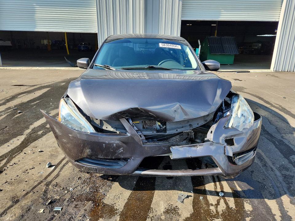 2014 Nissan Sentra VIN 3N1AB7AP0EL656263 COPART salvage auction — FRONT END, FL - CERT OF TITLE SLVG REBUILDABLE, sold $625 on 2026-07-20 (photo 5)
