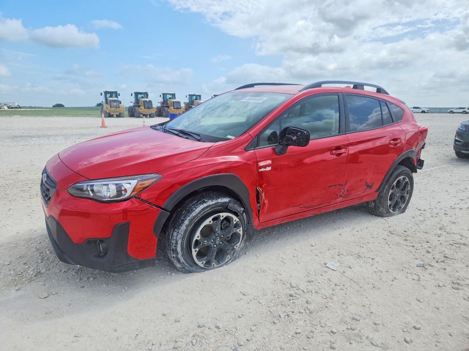 2021 Subaru VIN JF2GTAPC1M8227332 COPART salvage auction — REAR END, Co - Certificate Of Title (P), sold $4,300 on 2026-07-27 (photo 1)