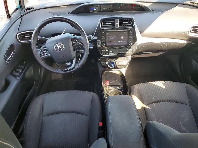 2020 Toyota Prius VIN JTDKARFPXL3123158 COPART salvage auction — FRONT END, Ca - Salvage Certificate, sold $4,650 on 2026-07-13 (photo 8)