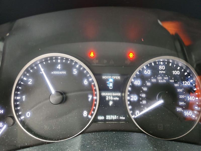 2015 Lexus VIN JTHBK1GG9F2173233 COPART salvage auction — FRONT END, Tx - Salvage Vehicle Title, sold $1,350 on 2026-07-16 (photo 9)