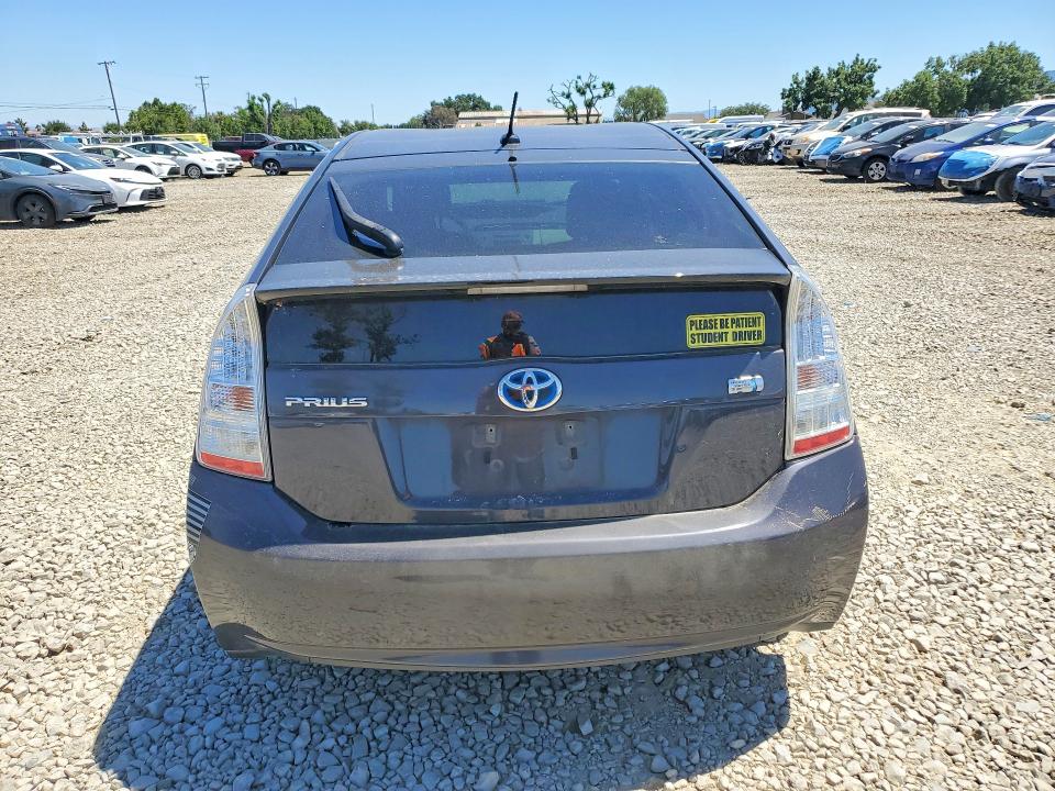 2010 Toyota Prius VIN JTDKN3DU6A5110287 COPART salvage auction — VANDALISM, Ca - Salvage Certificate, sold $2,000 on 2026-07-07 (photo 6)