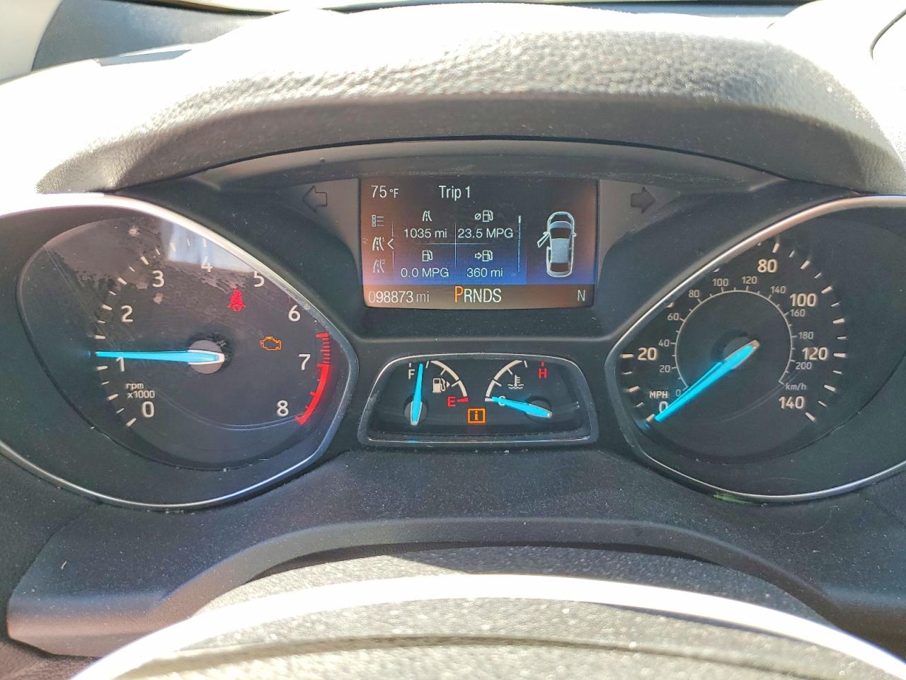 2018 Ford Escape VIN 1FMCU9GD6JUC76963 COPART salvage auction — Mechanical, PA - CERT OF TITLE, sold $1,500 on 2026-07-09 (photo 9)