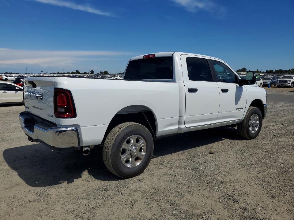 2026 Ram 2500 VIN 3C6UR5DJ4TG197107 COPART salvage auction — DAMAGE HISTORY, Ca - Dis/Dlr/Exp Only Clean Title (P), sold $11,300 on 2026-07-21 (photo 3)