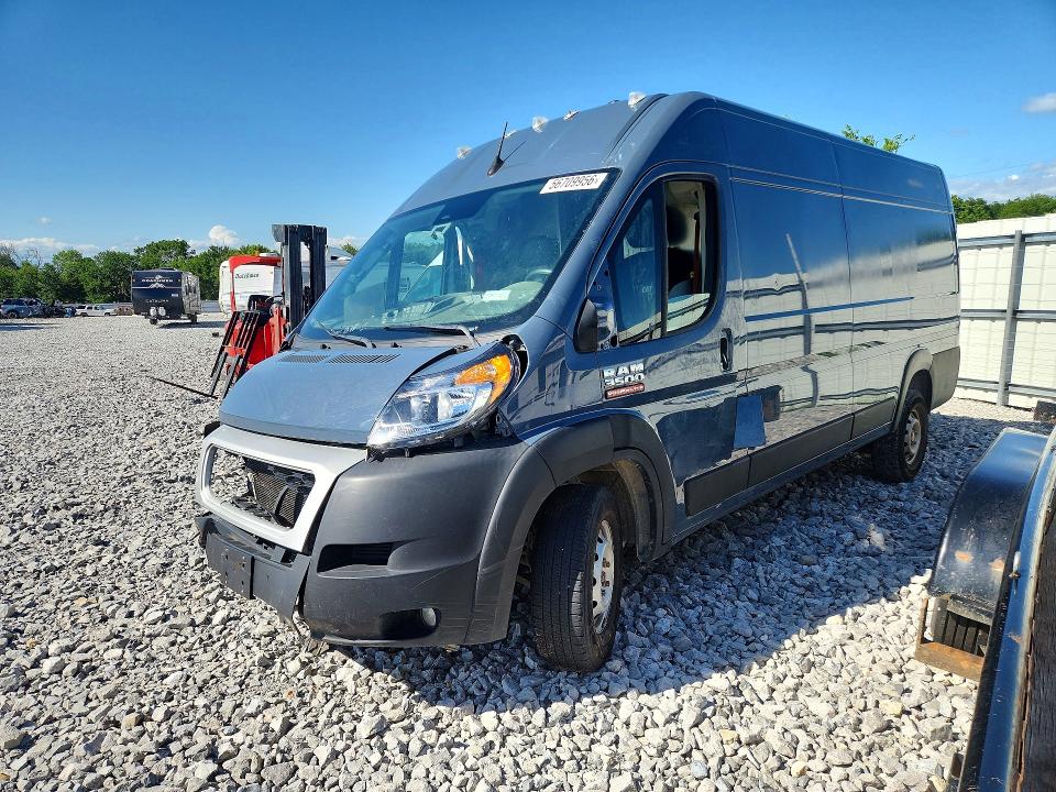 2022 Ram Promaster 3500 VIN 3C6MRVJG3NE112359 COPART salvage auction — FRONT END, Az - Cert Of Title - Salvage, sold $3,350 on 2026-07-08 (photo 1)