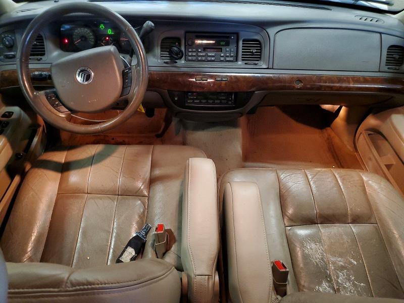 2008 Mercury Grand marquis VIN 2MEHM75VX8X609919 COPART salvage auction — FRONT END, Mi - Certificate Of Title, sold $400 on 2026-07-31 (photo 8)