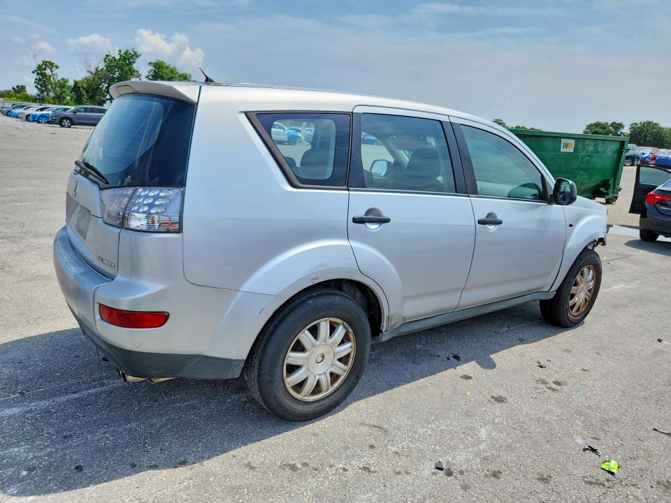 2007 Mitsubishi Outlander VIN JA4MS31X27Z005077 COPART salvage auction — FRONT END, FL - CERT OF TITLE SLVG REBUILDABLE, sold $350 on 2026-07-09 (photo 3)