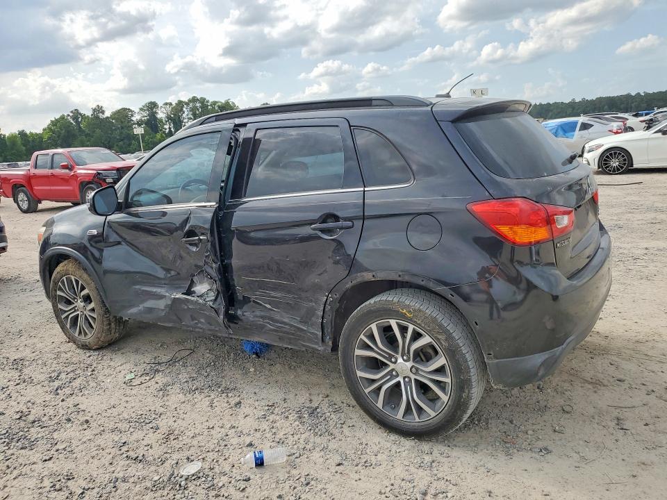 2016 Mitsubishi Outlander VIN JA4AP4AW7GZ051408 COPART salvage auction — SIDE, Tx - Salvage Vehicle Title, sold $800 on 2026-07-24 (photo 2)