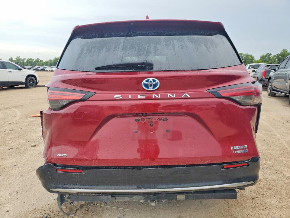 2022 Toyota Sienna VIN 5TDZSKFC5NS052596 COPART salvage auction — SIDE, TX - SALVAGE VEHICLE TITLE (P), sold $1,250 on 2026-07-24 (photo 6)