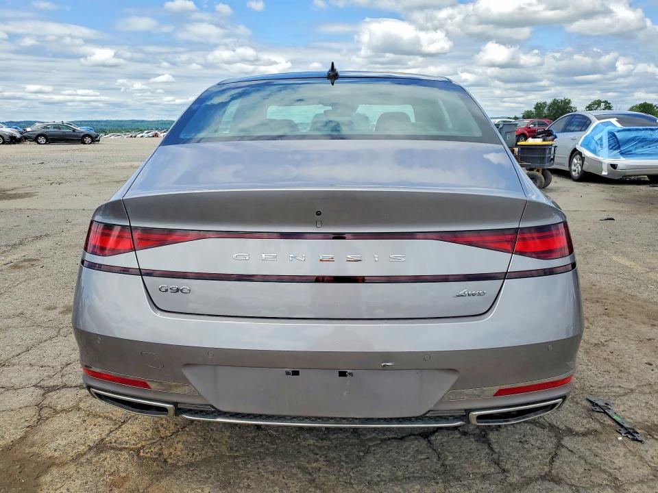 2023 Genesis G90 VIN KMTFC4SD9PU031566 COPART salvage auction — FRONT END, Pa - Certificate Of Salvage, sold $25,250 on 2026-07-02 (photo 6)