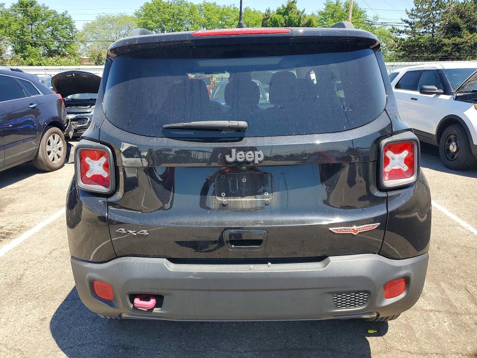 2018 Jeep Renegade VIN ZACCJBCB6JPH04931 COPART salvage auction — SIDE, Oh - Cert Of Title-Salvage, sold $1,700 on 2026-08-19 (photo 6)
