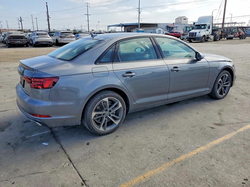 2019 Audi A4 VIN WAUGMAF44KA109820 COPART salvage auction — FRONT END, Ca - Salvage Certificate, sold $5,800 on 2026-07-29 (photo 3)