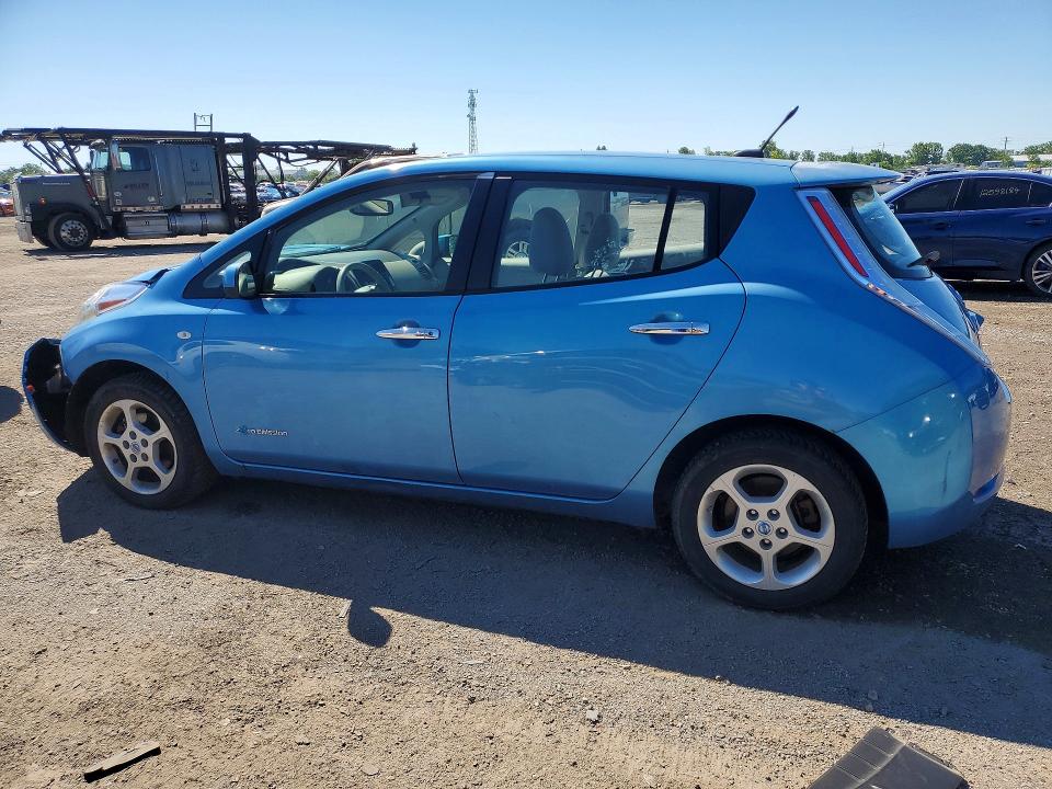 2012 Nissan Leaf VIN JN1AZ0CP7CT016088 COPART salvage auction — FRONT END, On - Permit Salvage, sold $400 on 2026-07-14 (photo 2)