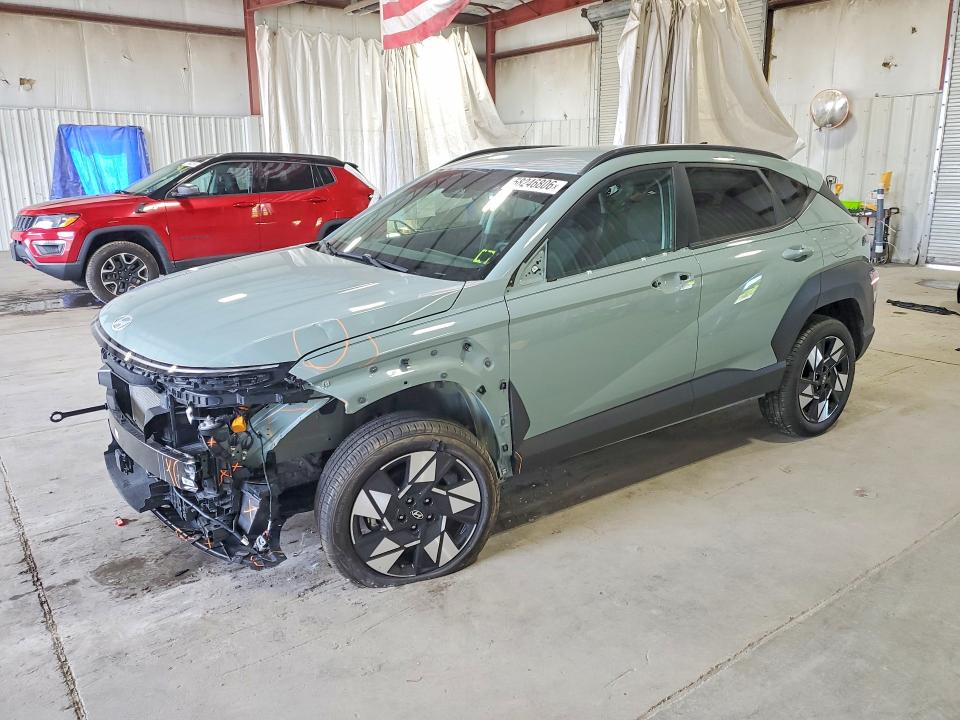 2025 Hyundai Kona VIN KM8HCCAB8SU291382 COPART salvage auction — FRONT END, Ny - Mv-907A Salvage Certificate, sold $8,300 on 2026-07-13 (photo 1)