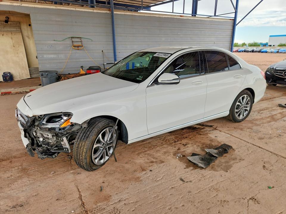 2017 Mercedes-benz C-klasse VIN 55SWF4KB8HU230461 COPART salvage auction — FRONT END, Az - Cert Of Title - Salvage, sold $2,650 on 2026-08-25 (photo 1)
