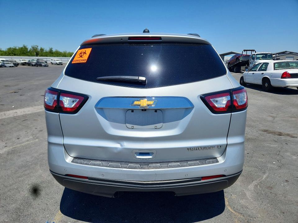 2016 Chevrolet Traverse VIN 1GNKRGKD0GJ185900 COPART salvage auction — FRONT END, Ca - Salvage Certificate, sold $325 on 2026-07-09 (photo 6)