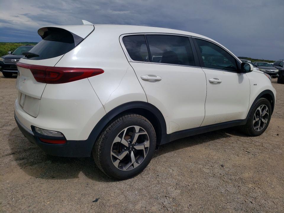 2021 Kia Sportage VIN KNDPMCAC3M7938536 COPART salvage auction — FRONT END, Salvage Title, sold $4,400 on 2026-07-17 (photo 3)