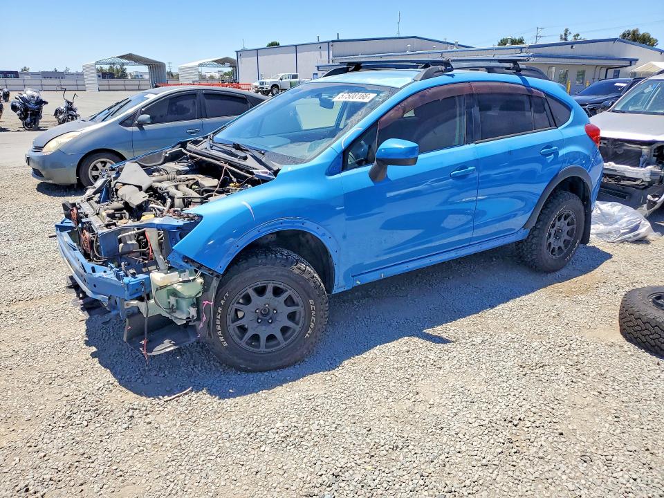 2016 Subaru Xv VIN JF2GPABC3G8321602 COPART salvage auction — FRONT END, CA - SALVAGE CERTIFICATE, sold $2,350 on 2026-07-28 (photo 1)