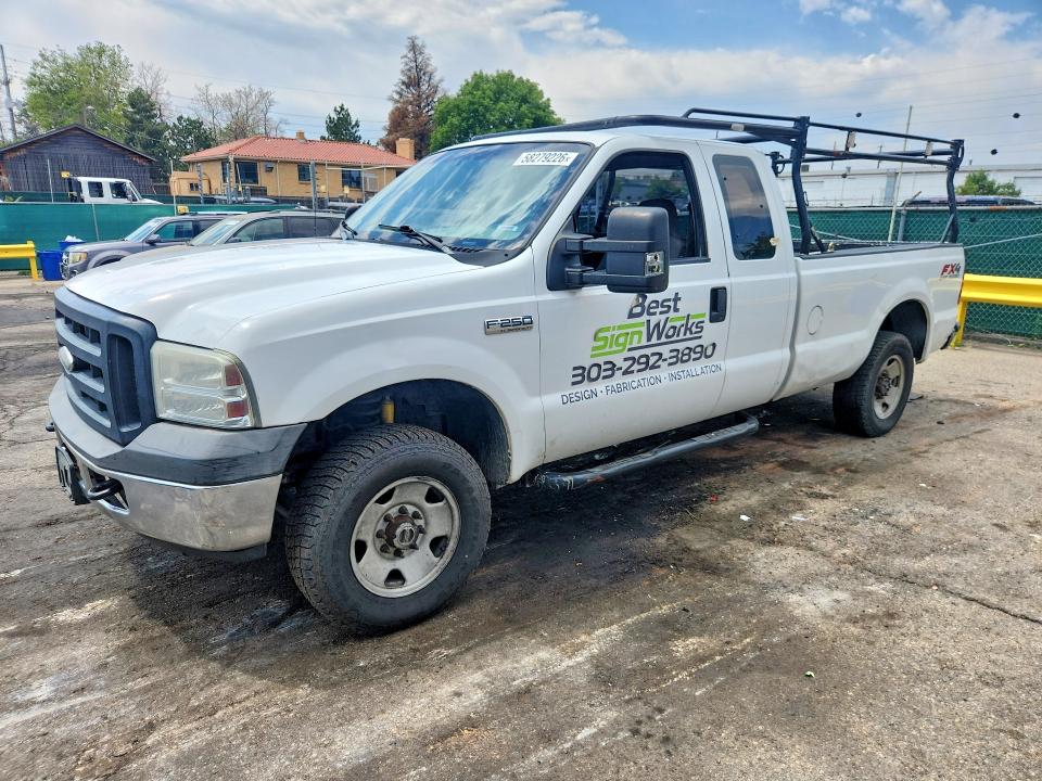 2006 Ford F-250 super duty VIN 1FTSX21546ED27927 COPART salvage auction — REAR END, Co - Dis/Dlr/Exp Only Clean Title, sold $600 on 2026-07-02 (photo 1)