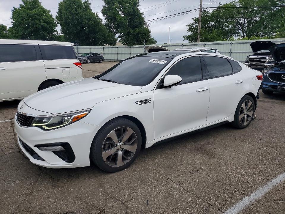 2019 Kia Optima VIN 5XXGT4L33KG306789 COPART salvage auction — REAR END, OH - CERT OF TITLE-SALVAGE, sold $2,150 on 2026-07-31 (photo 1)