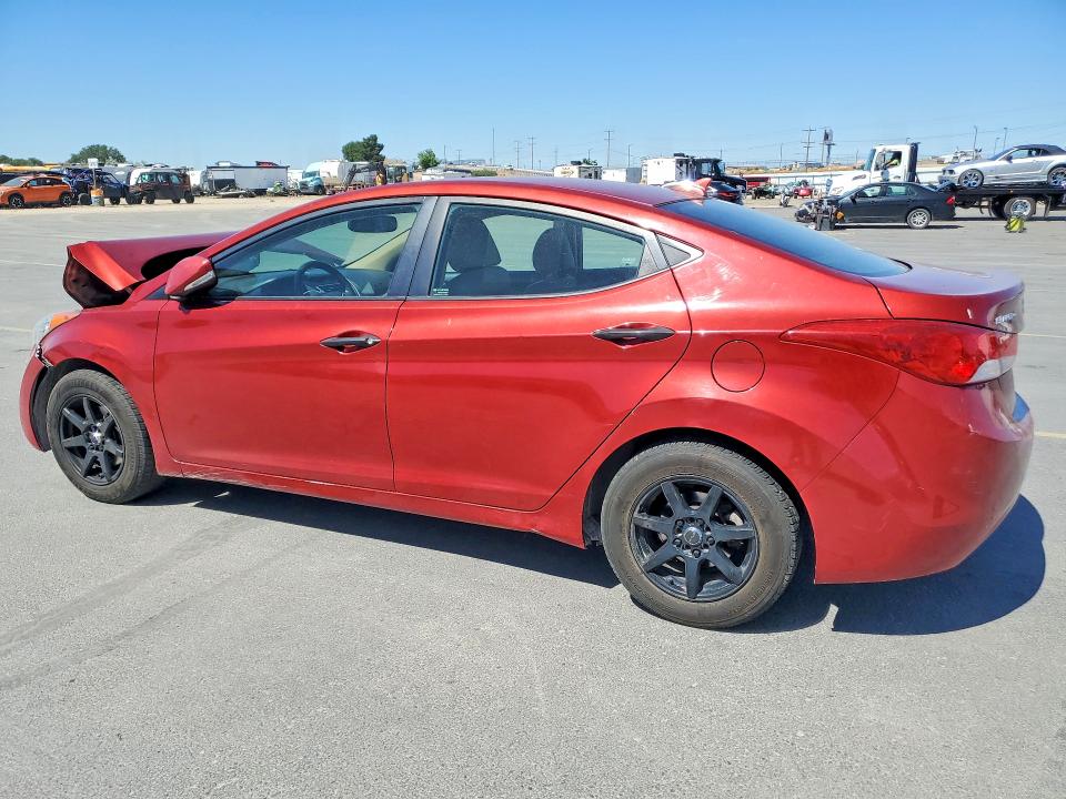 2012 Hyundai Elantra VIN KMHDH4AE0CU325025 COPART salvage auction — FRONT END, Id - Salvage Certificate Of Title, sold $425 on 2026-07-30 (photo 2)