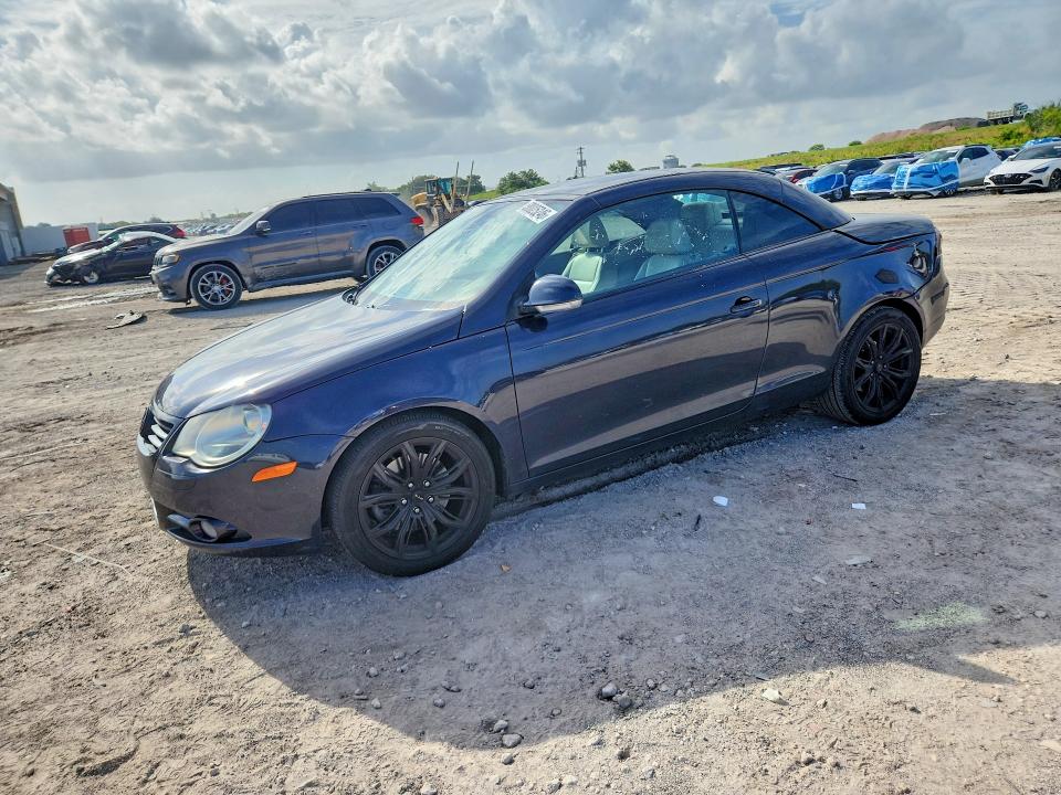 2007 Volkswagen Eos VIN WVWFA71F67V005011 COPART salvage auction — REAR END, Fl - Cert Of Title Slvg Rebuildable, sold $700 on 2026-07-23 (photo 1)