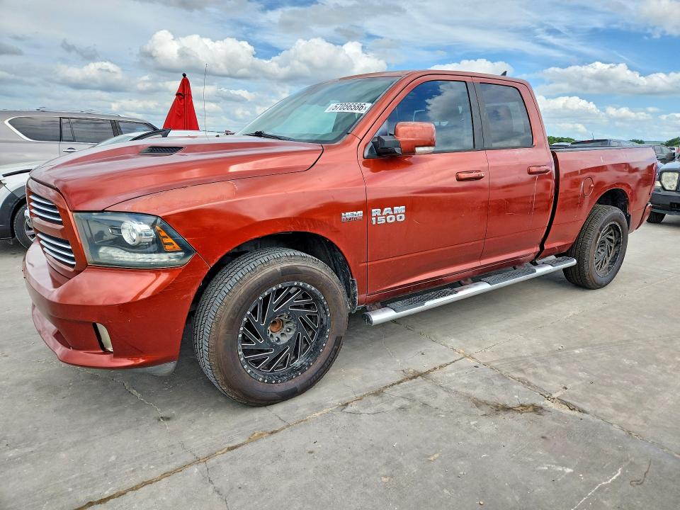 2013 Ram 1500 VIN 1C6RR6HT4DS627526 COPART salvage auction — NORMAL WEAR, Tx - Certificate Of Title, sold $1,600 on 2026-07-02 (photo 1)